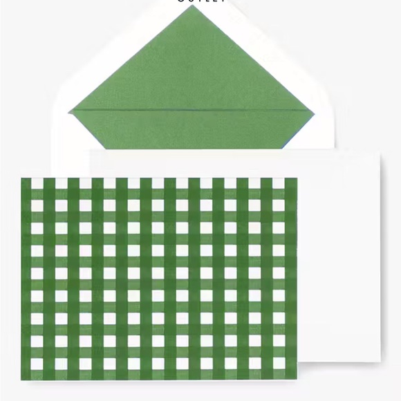 kate spade | Office | Kate Spade Gingham Note Cards | Poshmark